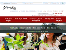 Tablet Screenshot of derbybox.com